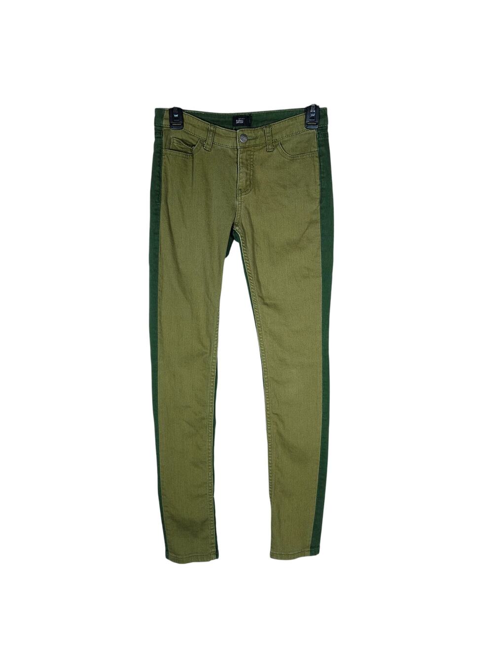Kate Spade Saturday Womens Jeans 25 Two Tone Green Preppy Artistic Preppy Pants